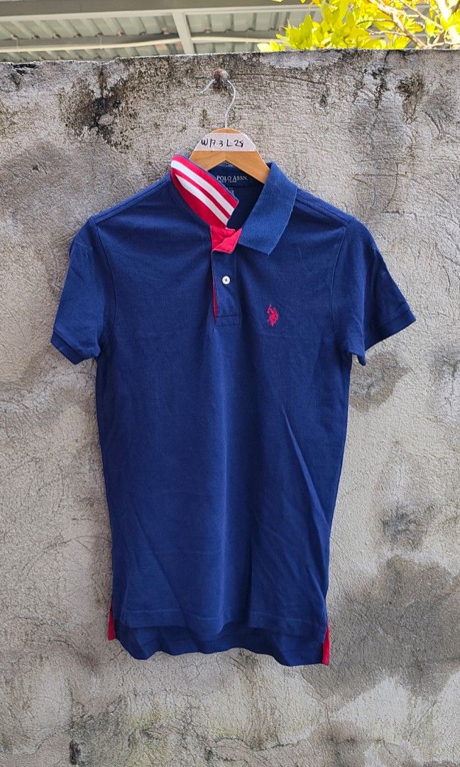 Navy blue USPA slimfit with red combinations (Category: Activewear) located in Villasis. Submitted by znivvthrift (Listing ID 1465447415, Image 2). Description: Asnew condition.