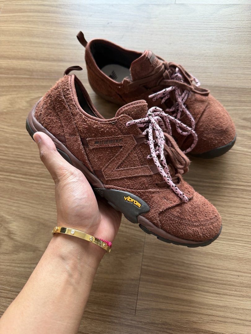 new balance mt10 (Category: Casual Shoes) located in Makati City. Submitted by open_____closet (Listing ID 1465386205, Image 3). Description: new balance mt10 in brown suede size 9.5 9.5/10 condition -- barely used complete with box and inserts 8000.