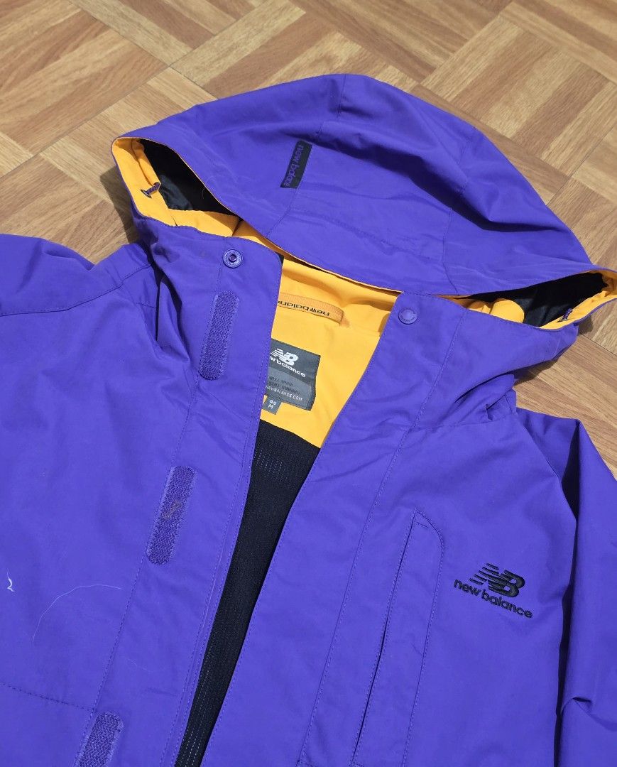 New Balance Windbreaker (Category: Coats, Jackets and Outerwear) located in Manila. Submitted by gilbert0522 (Listing ID 1465530049, Image 2). Description: • Purple x Orange NB Windbreaker • Color rate: 10/10 • Issue: None • Size: 22x28 • NEGOTIABLE TO SURE BUYER YOU CAN CHECK MY OTHER LISTINGS 👕 All Authentic/Original Preloved from South Korea 📍Sampaloc, Manila 🚚 JNT/Lalamove.