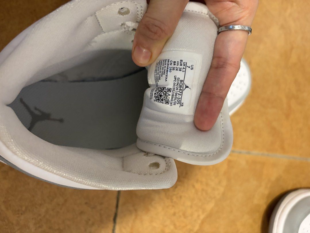 Nike Air Jordan 1 Mid Grey Blue (Category: Shoe inserts & accessories) located in Manila. Submitted by jonadeguz56538 (Listing ID 1465422830, Image 3). Description: Selling these Nike shoes for kids — used only ONCE and still in excellent condition! ✨ ✔️ Authentic Nike ✔️ Worn once only ✔️ Very clean / almost brand new ✔️ No major flaws ✔️ Perfect for everyday wear Reason for selling: Unfortunately, they’re not getting used as much as I expected,