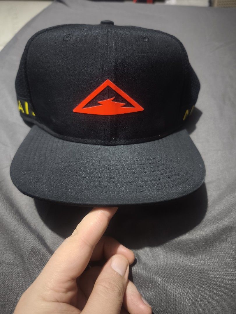 Nike Drifit Pro Trail Cap (Category: Activewear) located in Marikina City. Submitted by ahegaosenpai (Listing ID 1465516335, Image 1). Description: Drifit and breathable mesh Adjustable velcro strap Structured and Flat bill Authenthic from Nike App 9/10 condition.
