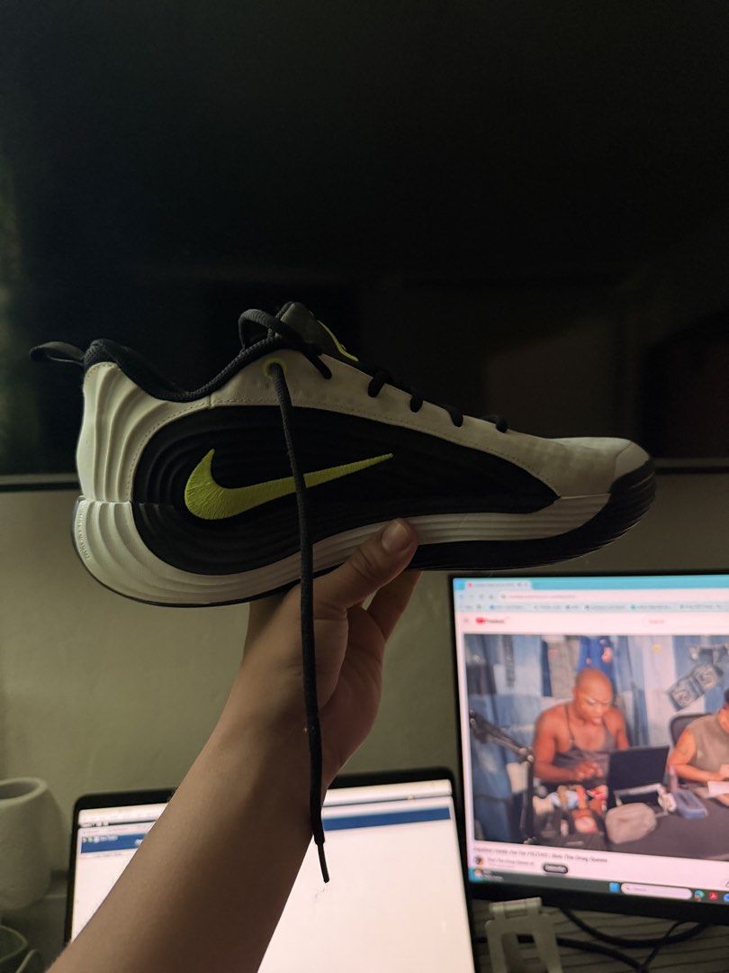 Nike Giannis Immortality 5 Size US 9.5 (Category: Sneakers) located in Manila. Submitted by icarleyreyes (Listing ID 1465423922, Image 3). Description: - Model: Nike Giannis Freak 5 - Colorway: White, Black, and Neon Green - Size: US 9.5 / UK 8.5 / EUR 43 - Condition: Worn twice for volleyball games. 9/10 condition. RFS: di ko na nagagamit since I have other volleyball shoes po. Bought for Php 4k last July 2026 Price is negotiable up to 2.5k Meet