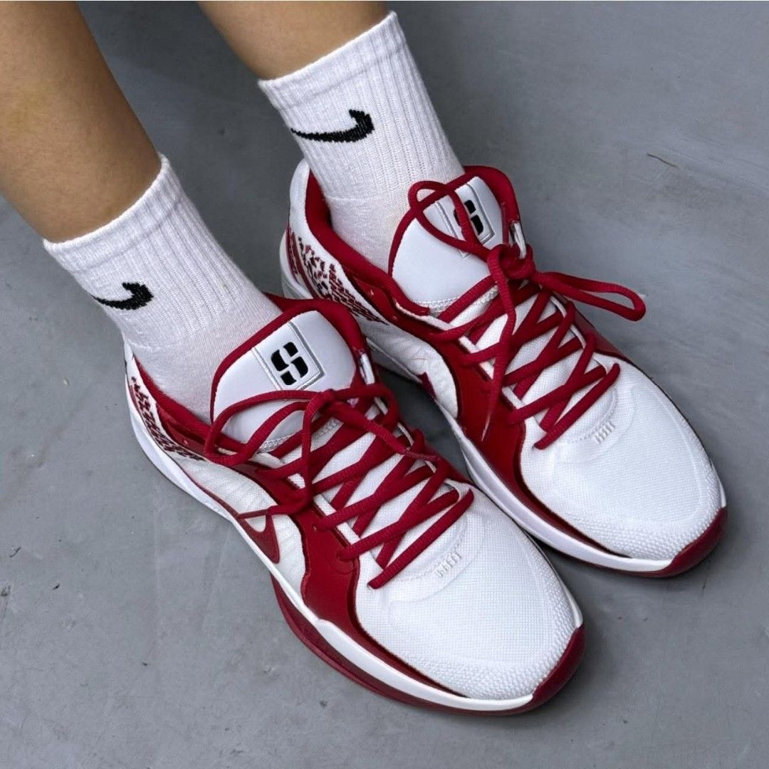 Nike Sabrina 2 "White Maroon" 🛒 (Category: Sneakers) located in Manila. Submitted by josier_181 (Listing ID 1465547156, Image 3). Description: Available now Ma'am/Sir Pm for more details Your order via lalamove COD or GCASH payment. Kung anong nasa post ko po yun po mismo ang dadating na item sa inyo 💯 Good quality and condition Thank you and God bless Womens Size Guide 5US - 36 EU/FR - 22CM 6US - 37 EU/FR - 23CM 6.5US - 37.5 EU/FR - 23.5CM 7US