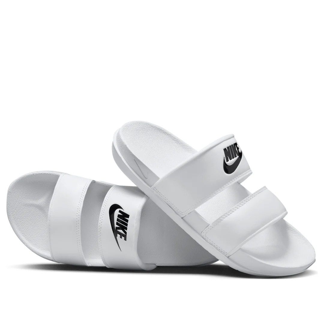 Nike Slides Bundle (Category: Flats & Sandals) located in San Pablo. Submitted by loved.goods0501 (Listing ID 1465508858, Image 3). Description: Bundle includes 2 pairs of authentic Nike slip-on sandals Pair 1 (left): Nike Victori One Printed Slide 'Tie-Dye' US 7/ SUR 38/ 24cm Pair 2 (right): Nike Offcourt Duo Slide 'White Black' US 7/ EUR 38/ 24cm Condition: Shows signs of wear on footbeds and outsoles (please check photos) Send a message for in