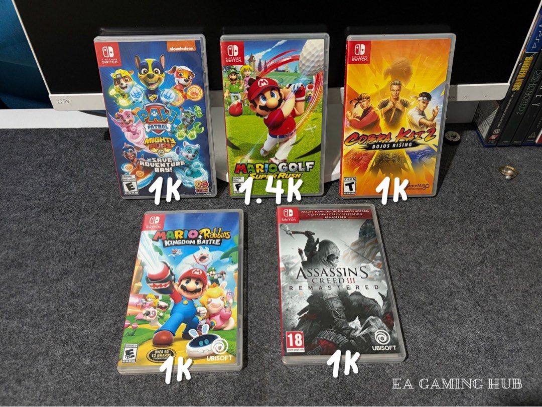 Nintendo Switch 1 & 2 Games & SD Card (Category: Nintendo) located in Manila. Submitted by eagaminghub (Listing ID 1465459034, Image 2). Description: For Sale Switch 1 & 2 Games & SD Card Feel free to visit our page EA Gaming Hub SD card Sandisk Ultra A1 512GB - 3k Sandisk Extreme A2 1TB - 8k Samsung 256GB A2 - 2k Switch 2 Demon x Machina titanic scion - 2.3k Street Fighter verse 1-2 - 2.1k NBA 2k26 - 1.1k Final Fantasy Vll Remake Integrade (06/2