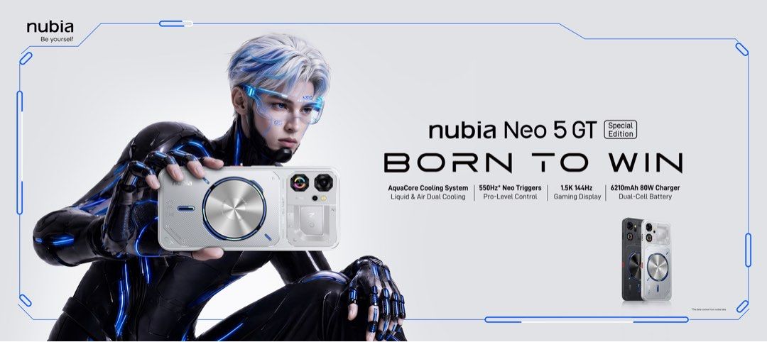 Nubia Neo 5 GT Special Edition (Category: Android Others) located in Quezon City. Submitted by annaishaseika (Listing ID 1465399890, Image 1). Description: Nubia Neo 5 GT Special Edition with cooling fan and with liquid Cooling. With free Cooler Phone can put it back of the phone. 25k nalang real price nya. 26,999 Can meet up Can Lalamove Delivery.