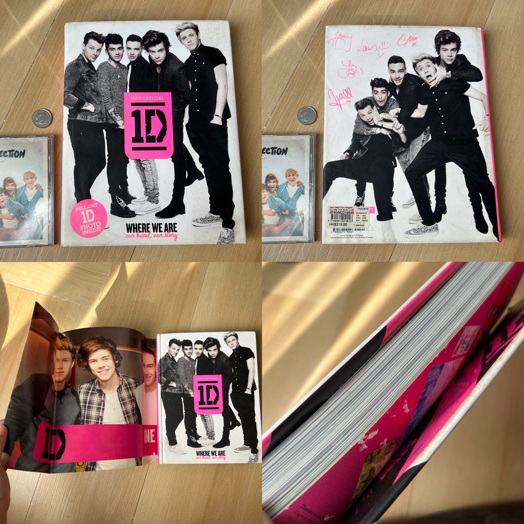 Official One Direction Where We Are Book Hardbound 1D (Category: CDs & DVDs) located in Manila. Submitted by jmcl.declutters (Listing ID 1465401720, Image 1). Description: - Official Where We Are hardbound - Hardbound wrap is a poster - 10/10 coffee table book 🎀☕️🛋️ Check my other listings for the whole 1D collection 🤗 CD Albums - Up All Night Php200 - Up All Night Souvenir Edition Php600 - Take Me Home Php200 - Take Me Home Yearbook Edition (