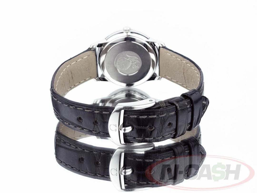 Omega De Ville Prestige (Category: Luxury Watches) located in Quezon City. Submitted by luxury_by_n-cash (Listing ID 1465420337, Image 3). Description: Omega De Ville Prestige Ref. 424.13.27.60.52.002 27mm steel case White dial with diamond markers Black alligator strap Omega 1376 quartz movement Local Omega AD 2022 Watch comes with instruction manual, international warranty card, pictograms card, precious stones certificate card, price and refer