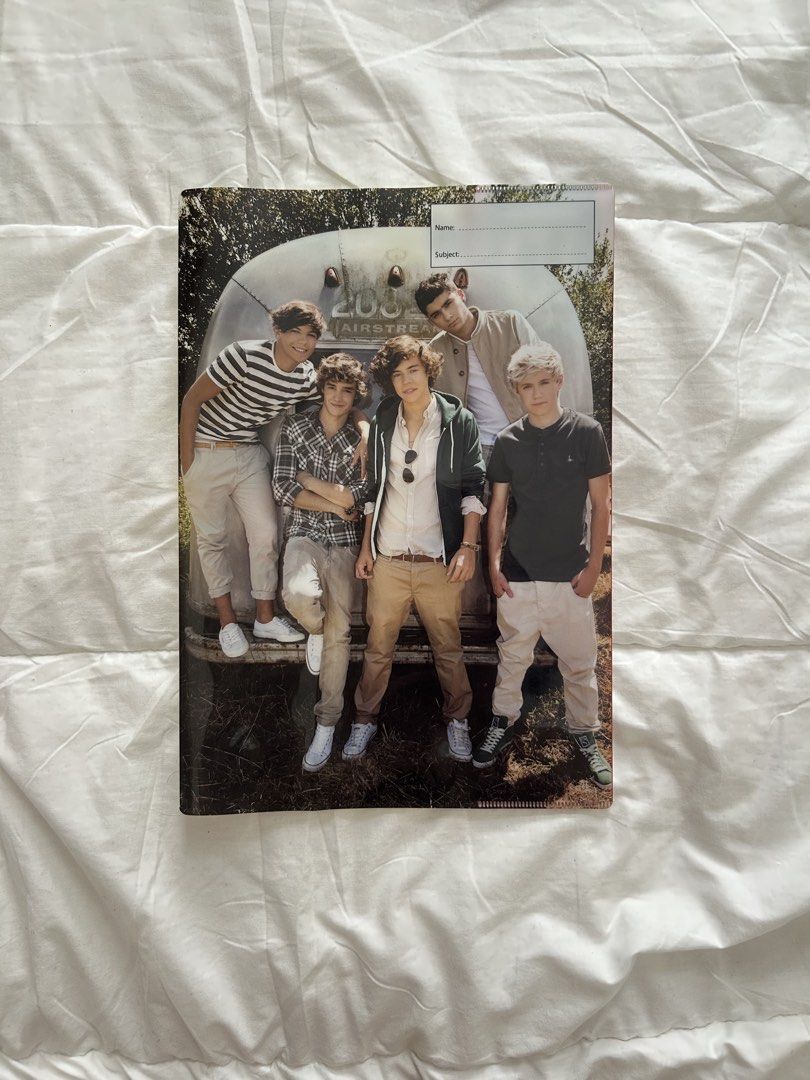 RARE One Direction Official 2012 A4 School folder / File document organizer 1D (Category: Stationery & School Supplies) located in Manila. Submitted by jmcl.declutters (Listing ID 1465404147, Image 2). Description: - RARE 2012 early-era One Direction officially licensed stationary merch - Brand new with blank name and subject fields Check my other listings for the whole 1D collection 🤗 CD Albums - Up All Night Php200 - Up All Night Souvenir Edit