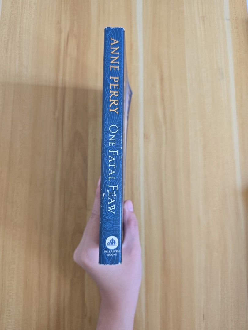 One Fatal Flaw by Anne Perry (Category: Storybooks) located in Trece Martires City. Submitted by closette.ph (Listing ID 1465389322, Image 3). Description: 💌 click photos to view full item - genre : mystery/thriller - personal preloved books - has signs of usage.