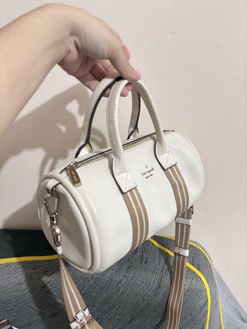 Original KS Barrel Bag😍 (Category: Cross-body Bags) located in Manila. Submitted by anneprlvdbgs (Listing ID 1465514321, Image 2). Description: FOR SALE✨Paunahan lang mga sister😱 ang ganda neto😍 Guaranteed Orig KS Barrel Bag🤎 ✔️sign of usage only but still in very good condition. ✔️originally bought in US ✔️first to pay only ₱2,580 only( LP).