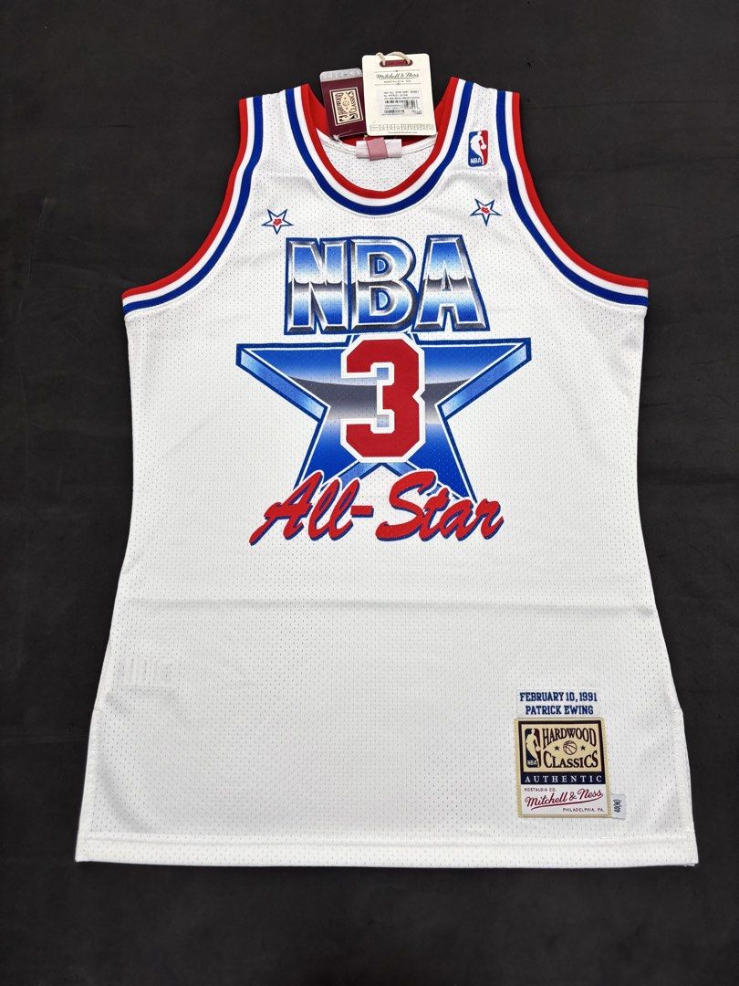 Original Mitchell & Ness Authentic Jersey 💯 (Category: Tshirts & Polo Shirts ) located in Tarlac. Submitted by outsource.psg (Listing ID 1465414804, Image 1). Description: Original Mitchell & Ness Authentic Jersey 💯 Patrick Ewing (All-Star Jersey) Brand New Medium Mall Price: P21,990 ❎ P3,999 + Sf ✅ (Money back if proven fake) Dm Sure Buyer 🤍 .