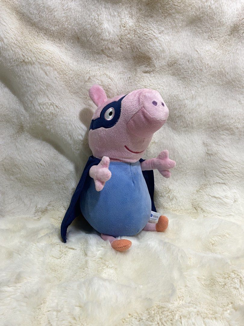 Peppa Pig “Superhero George Pig” plush (Category: Plushies & Soft Toys) located in Kalibo. Submitted by ollie_stuffshop (Listing ID 1465393402, Image 1). Description: Before you send your inquiries: ❗️Last Price is already posted ❗️Manage your expectations, WYSIWYG ❗️May need washing ❗️Dropoff is every Wednesday & Sunday.