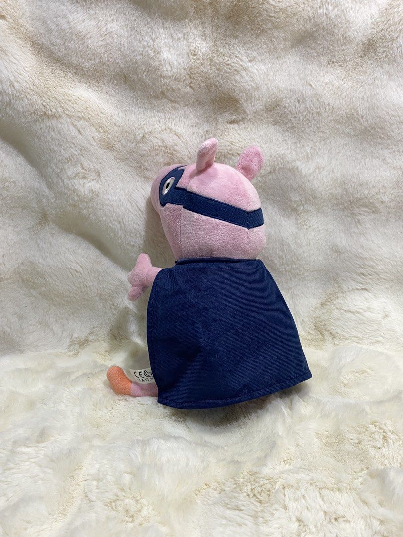 Peppa Pig “Superhero George Pig” plush (Category: Plushies & Soft Toys) located in Kalibo. Submitted by ollie_stuffshop (Listing ID 1465393402, Image 2). Description: Before you send your inquiries: ❗️Last Price is already posted ❗️Manage your expectations, WYSIWYG ❗️May need washing ❗️Dropoff is every Wednesday & Sunday.