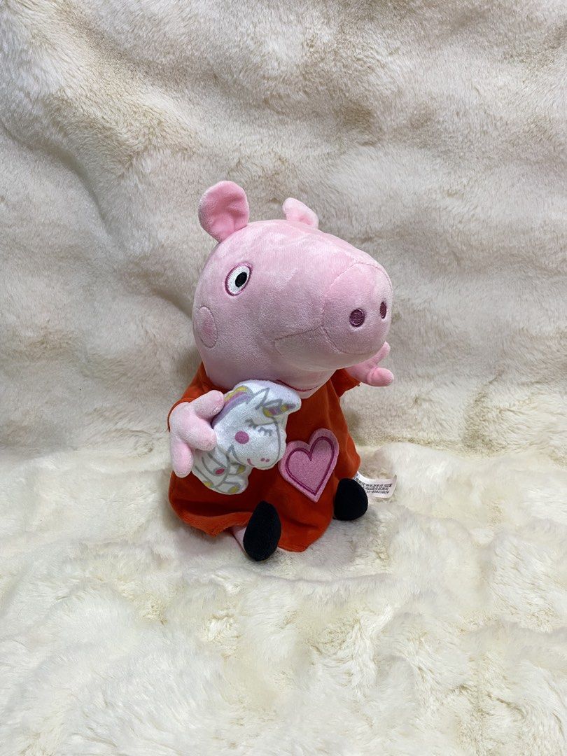 Peppa Pig with Jingle Jangle plush (Category: Plushies & Soft Toys) located in Kalibo. Submitted by ollie_stuffshop (Listing ID 1465395043, Image 1). Description: 30cm x 18cm Before you send your inquiries: ❗️Last Price is already posted ❗️Manage your expectations, WYSIWYG ❗️May need washing ❗️Dropoff is every Wednesday & Sunday .