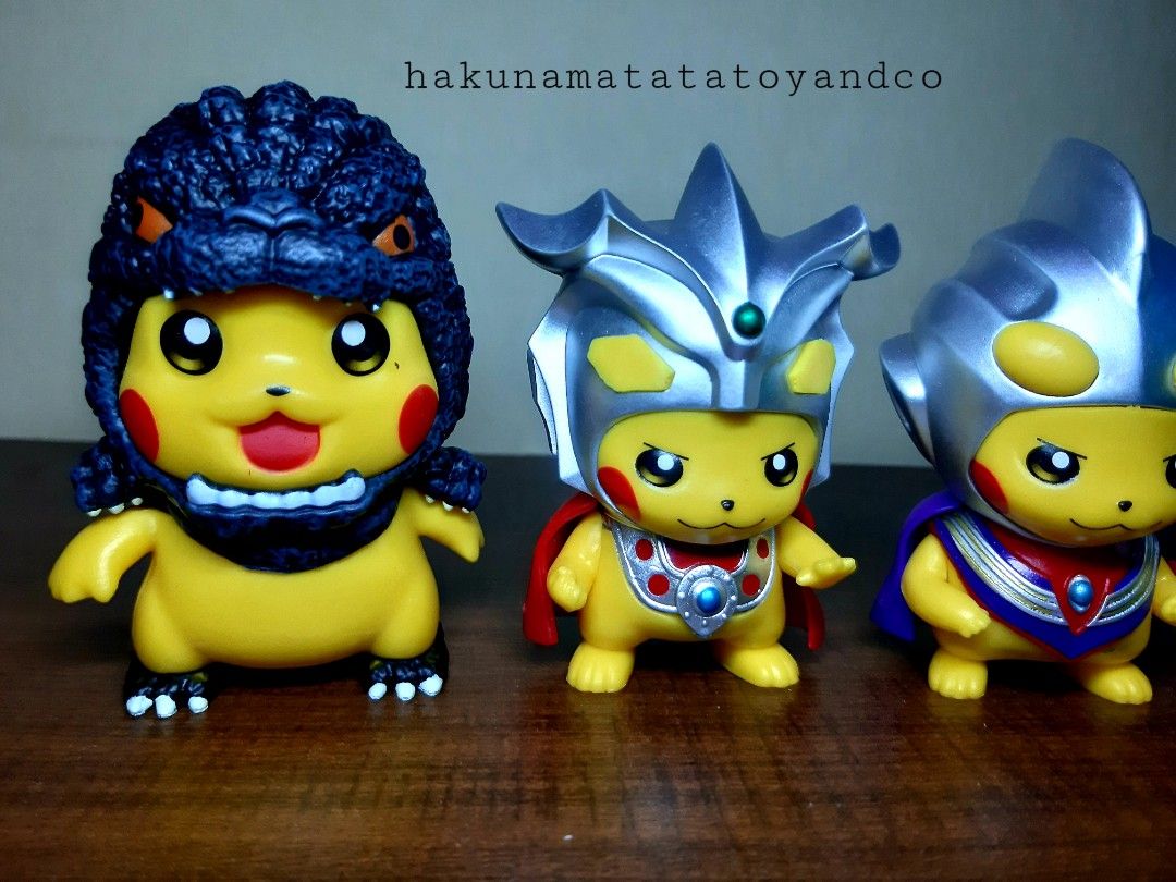Pikachu Pokemon and Ultraman Collaboration Doll (Category: Figurines & Statues) located in Cavite. Submitted by hakunamatatatoyandcollectibles (Listing ID 1465499405, Image 2). Description: ❗❗ sell per piece❗❗ Pikachu Pokemon and Ultraman Collaboration Doll no box Japan imported items What you see is what you get (WYSIWYG) As is Authentic items Good condition items ✅Pm for more information or inquiry or if needed to ask for additional photos ✅Ple