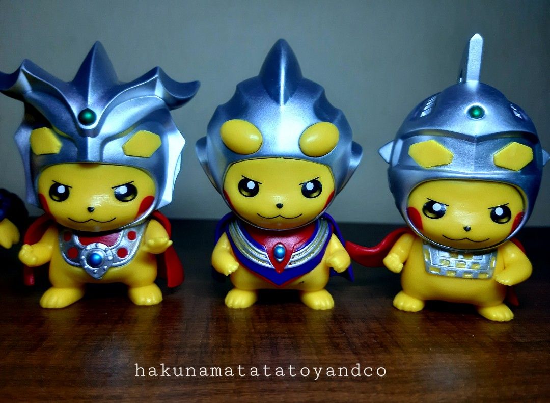 Pikachu Pokemon and Ultraman Collaboration Doll (Category: Figurines & Statues) located in Cavite. Submitted by hakunamatatatoyandcollectibles (Listing ID 1465499405, Image 3). Description: ❗❗ sell per piece❗❗ Pikachu Pokemon and Ultraman Collaboration Doll no box Japan imported items What you see is what you get (WYSIWYG) As is Authentic items Good condition items ✅Pm for more information or inquiry or if needed to ask for additional photos ✅Ple
