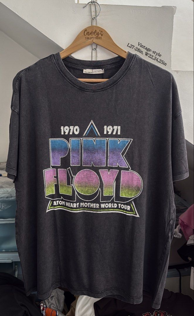 PINK FLOYD (Category: Shirts) located in Cavite. Submitted by handpickedshirts (Listing ID 1465439443, Image 1). Description: New, vintage style. Approx L28in W22in, W24in, W25in laid flat Actual photos.