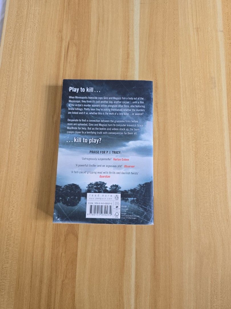 Play To Kill by Pj Tracy (Category: Storybooks) located in Trece Martires City. Submitted by closette.ph (Listing ID 1465387902, Image 2). Description: 💌 click photos to view full item - genre : mystery/thriller - personal preloved books - has signs of usage.