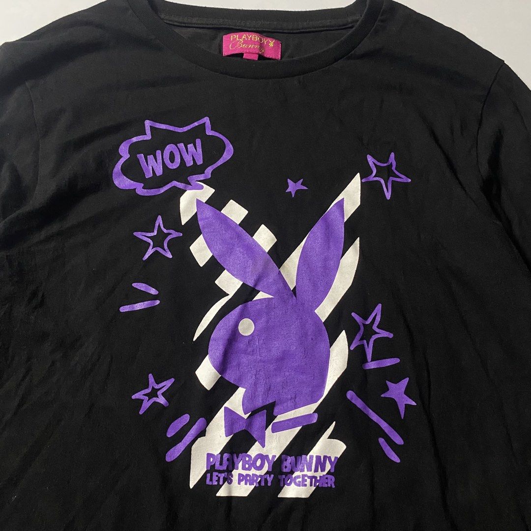 Playboy Bunny (Category: Longsleeves) located in Batad. Submitted by .dresshttps (Listing ID 1465437801, Image 2). Description: Width: 19 Length: 27 Excellent Minor hairlines.