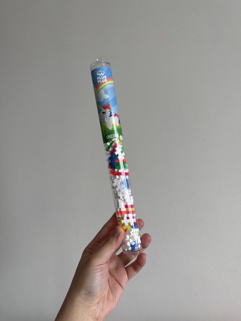 Plus-Plus Unicorn Tube 70 pcs. (Category: Kids Toys) located in Mandaluyong City. Submitted by grmnk (Listing ID 1465395385, Image 2). Description: Built once then stored only! (RFS: Daughter prefers plus-plus BIG) BPI / GCash GoGo Xpress from Mandaluyong.