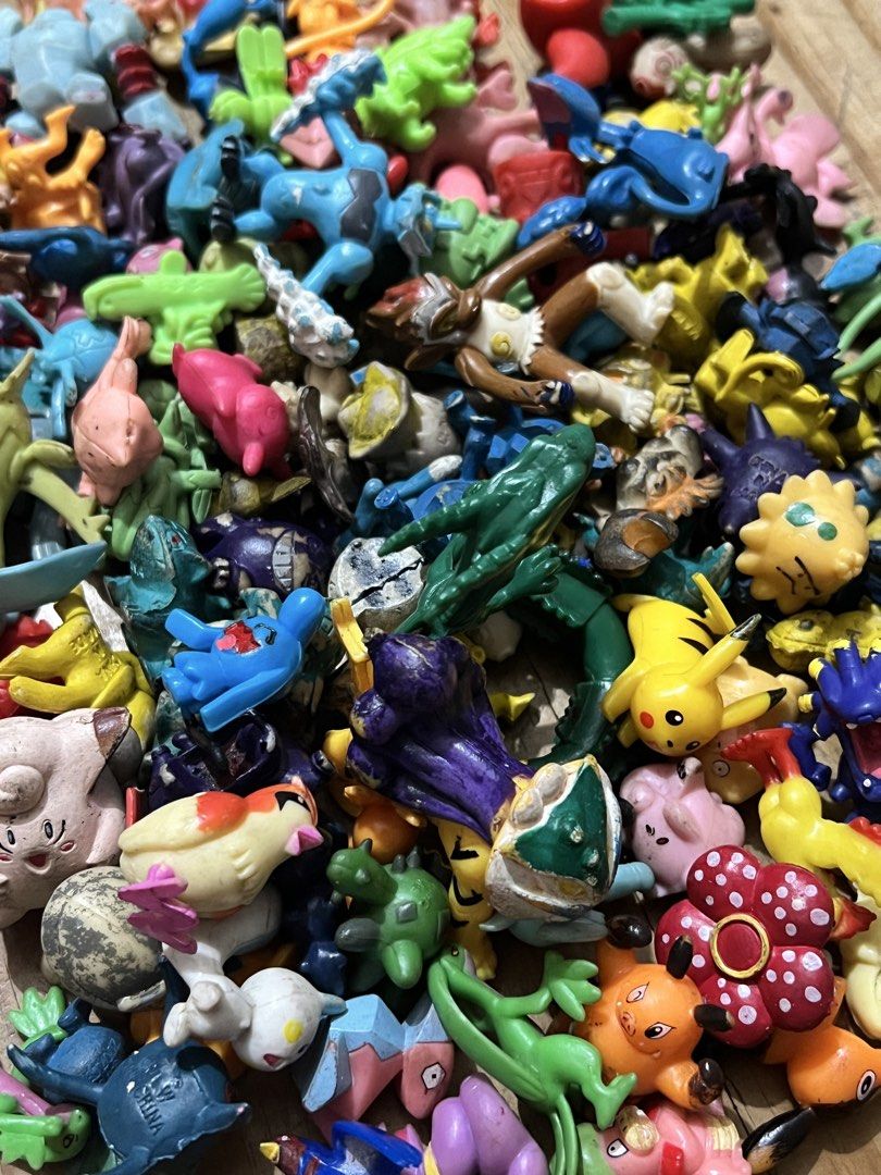 Pokemon mini figures (Category: Figurines & Statues) located in Manila. Submitted by jdstrll (Listing ID 1465390246, Image 1). Description: Selling my chilhood toys - 147 Pcs - Reason to sale, Decluttering lang nag babawas na ng gamit sa house - take all for only 950 - some of them are already fade the color - Price still Negotiable 🚚Mode of Delivery: J&T/Lalamove/Meet up.