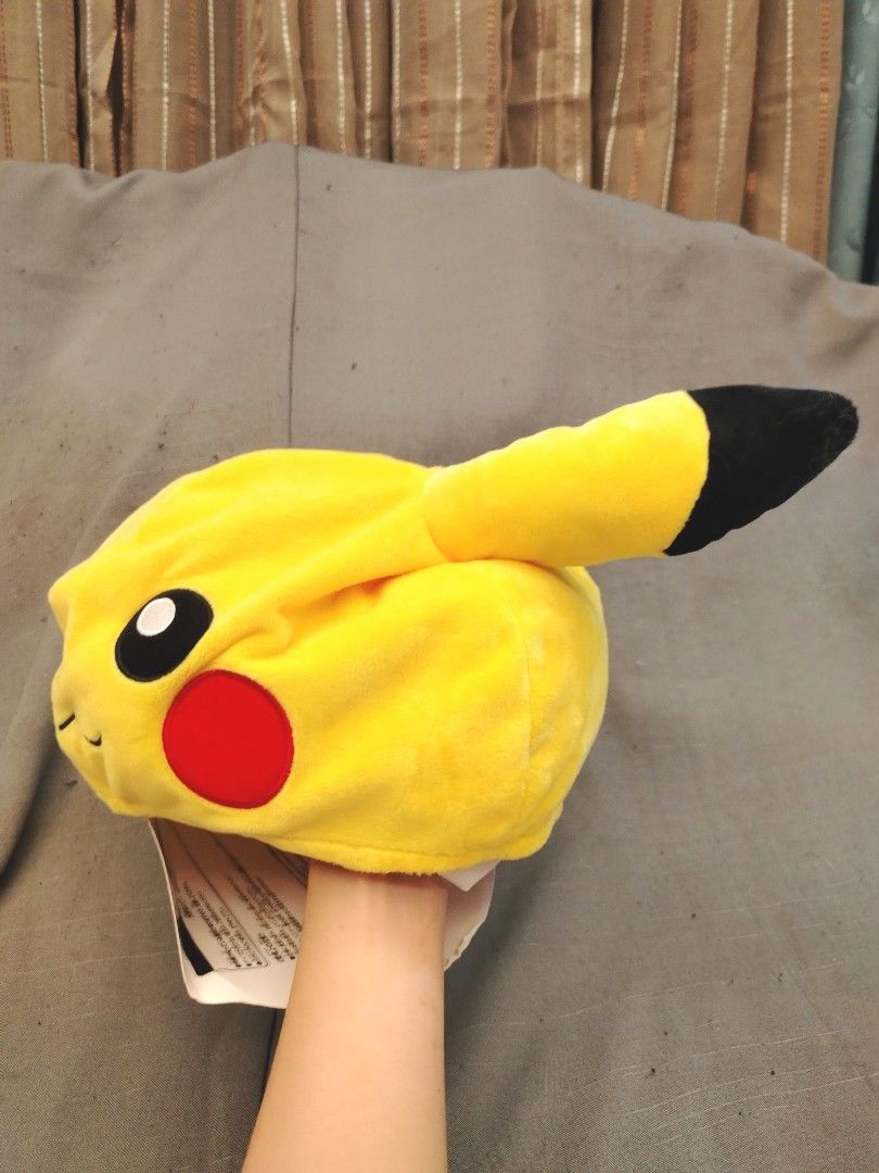 Pokemon Pikachu Plushie Hat (Category: Hats & Beanies) located in San Fernando. Submitted by jpmarketplace2023 (Listing ID 1465493544, Image 2). Description: 💚 All items are authentic from Japan. 💛 MOP: GCash (❌️ GCash Protect) 🩵 MOD: LBC only (❌️ S. Checkout, COD, COP) 💙 Meet-up: Vista Mall, San Fernando, Pampanga 💜 All items are on-hand. 🧡 First to pay gets the item first. ❤️ Breakable items are packed with care and caution. Seller will n