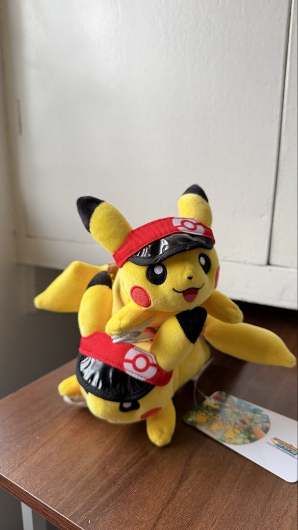 Pokemon Run 2026 Limited Edition Pikachu Plush (Category: Plushies & Soft Toys) located in Marikina City. Submitted by rachele_tn (Listing ID 1465473028, Image 1). Description: Official Pokémon Pikachu plush toy with tag attached Brand new 1 available Location: Marikina or QC.