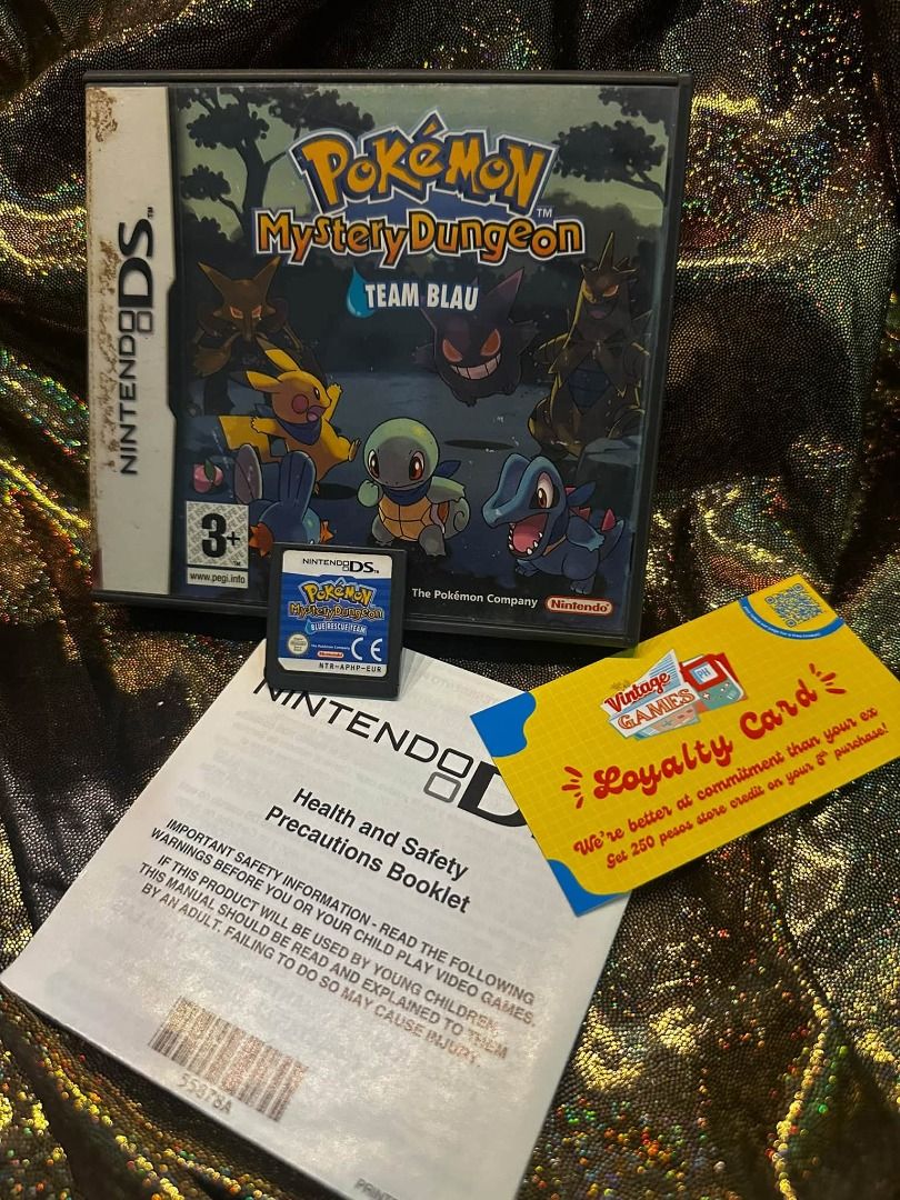 Pokémon Mystery Dungeon (Category: Nintendo) located in Quezon City. Submitted by vintagegamesph (Listing ID 1465427355, Image 1). Description: Pokémon Mystery Dungeon Blue Rescue Team Plays in English Also compatible with EU Region locked 3DS units Payment method: Gcash.