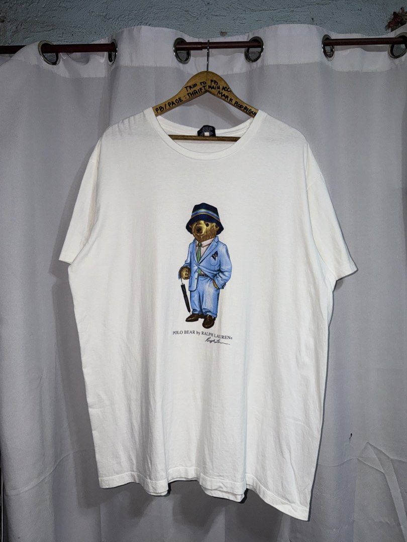 POLO BEAR RALPH LAUREN TSHIRT BIG SIZE (Category: Activewear) located in Manila. Submitted by triptothrift7 (Listing ID 1465571575, Image 1). Description: pm me for fast transaction! POLO BEAR RALPH LAUREN TSHIRT BIG SIZE for only 899 size xl to xxl width 25-26 x 31 length minor issue need wash lang check picture excellent condition color rate 9/10 authentic legit mode of payment gcash or bank transfer location Biñan laguna.