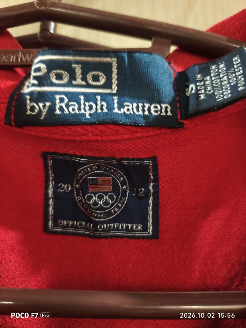 Polo by Ralph Lauren (Category: Activewear) located in Mexico. Submitted by josephnuqui1980 (Listing ID 1465445230, Image 2). Description: Ralph Lauren Polo Shirt USA Olympics Team London 2012 Men's Small on tag Big Pony 22wx29.