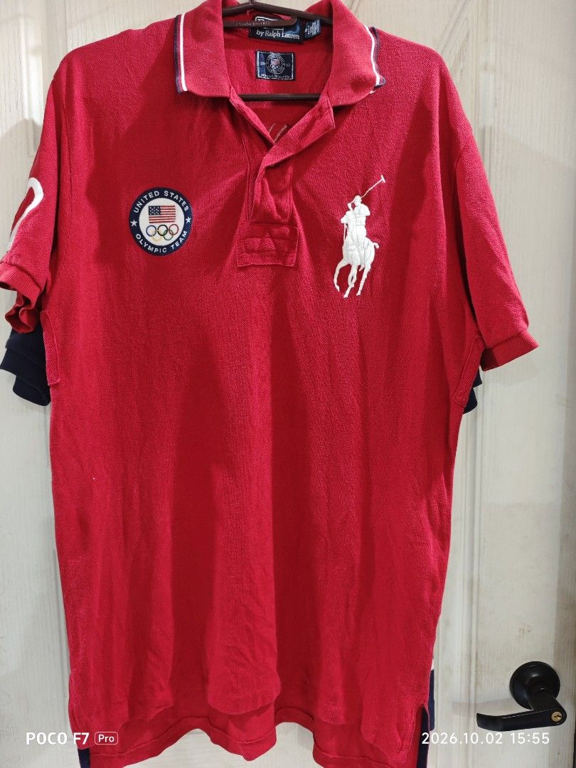 Polo by Ralph Lauren (Category: Activewear) located in Mexico. Submitted by josephnuqui1980 (Listing ID 1465445230, Image 1). Description: Ralph Lauren Polo Shirt USA Olympics Team London 2012 Men's Small on tag Big Pony 22wx29.