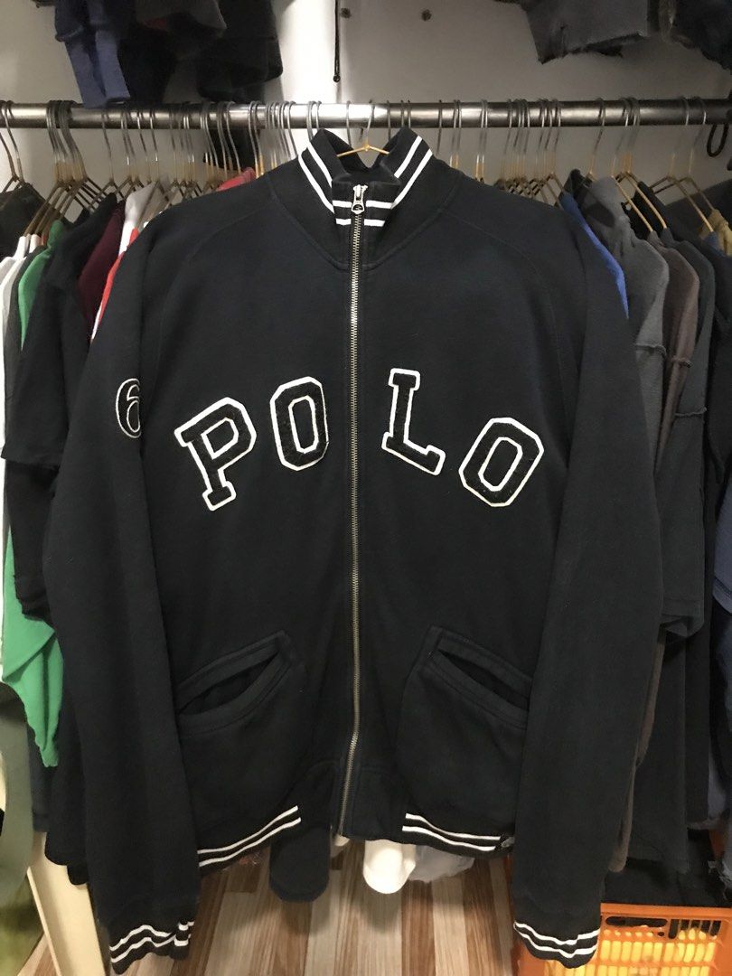 Polo Ralph Lauren Varsity Jacket (Category: Coats, Jackets and Outerwear) located in Manila. Submitted by terlterlterl (Listing ID 1465535017, Image 1). Description: 29x23.5 no issue needs wash.