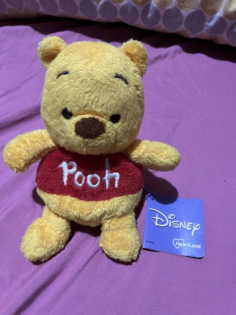 Pooh beanie plush (set) (Category: Plushies & Soft Toys) located in Paranaque City. Submitted by bonsaiart (Listing ID 1465524053, Image 2). Description: Brandnew (1) Pre owned (1) Good condition Selling as set 680+sf Payment via gcash or paymaya Shipping via j&t.