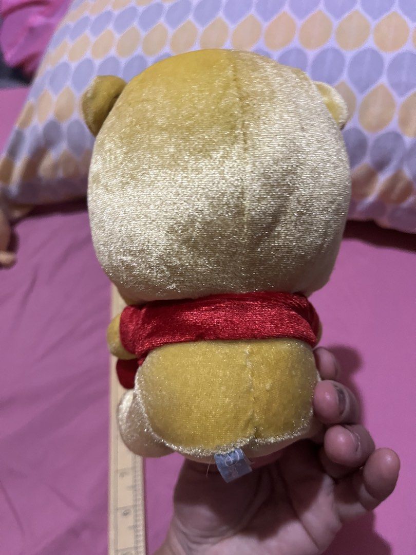 Pooh garnet January plush AS IS (Category: Plushies & Soft Toys) located in Paranaque City. Submitted by bonsaiart (Listing ID 1465535736, Image 3). Description: Pre owned Flaw: missing garnet stone AS IS 280+sf Payment via gcash or paymaya Shipping via j&t.