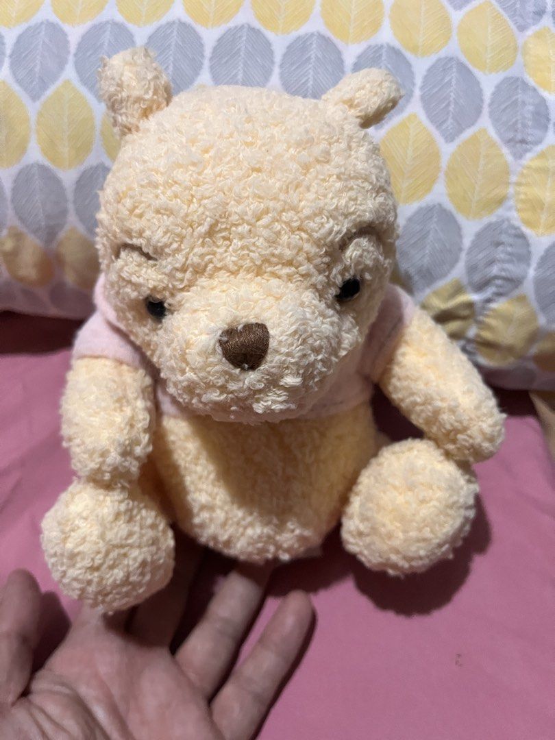 Pooh #p22 (Category: Plushies & Soft Toys) located in Paranaque City. Submitted by bonsaiart (Listing ID 1465537048, Image 1). Description: Pre owned Good condition 390+sf Payment via gcash or paymaya Shipping via j&t.