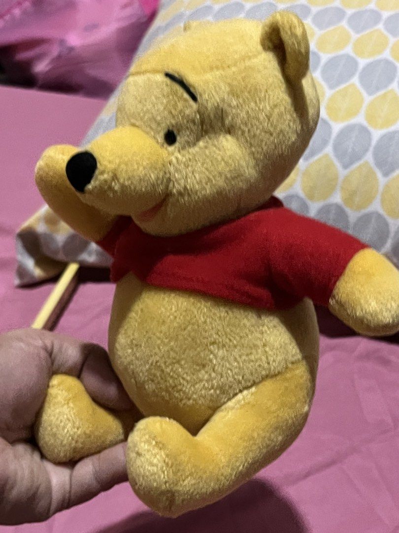 Pooh sitting plush #2 (Category: Plushies & Soft Toys) located in Paranaque City. Submitted by bonsaiart (Listing ID 1465533462, Image 2). Description: Pre owned Good Condition 380+sf Payment via gcash or paymaya Shipping via j&t.