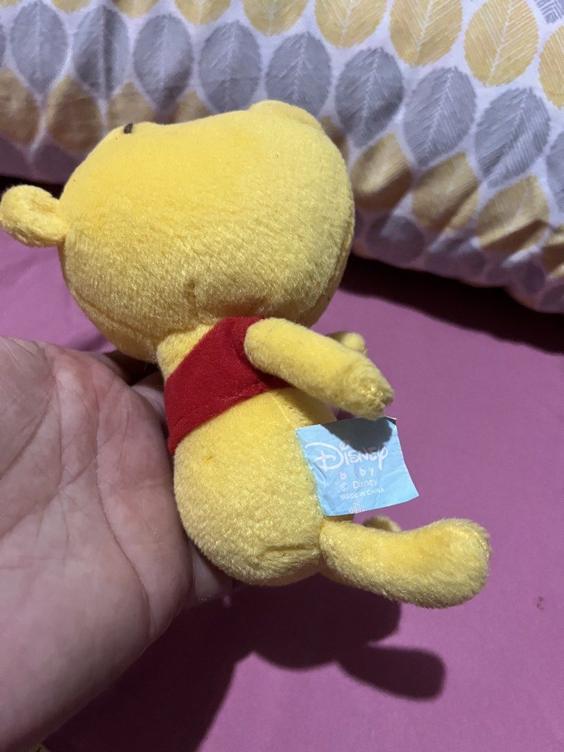 Pooh small plush #p20 (Category: Plushies & Soft Toys) located in Paranaque City. Submitted by bonsaiart (Listing ID 1465536505, Image 2). Description: Pre owned Good condition 280+sf Payment via gcash or paymaya Shipping via j&t.