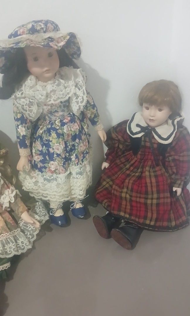 Porcelain Dolls - 4pcs. (Category: Figurines & Statues) located in Quezon City. Submitted by proteinpancake (Listing ID 1465460265, Image 3). Description: * Take all for 30k * No Box * Imorted Item * Collectible Toys, not suitable for children below 7yrs. old.