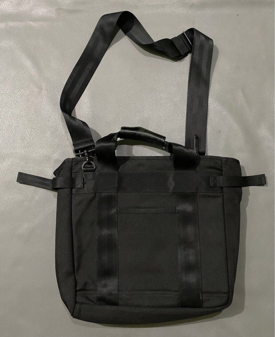 Porter International Black Messenger Bag with Mini Torch (Category: Sling Bags) located in Pozorrubio. Submitted by izaykite2g (Listing ID 1465579042, Image 2). Description: - Authentic Porter International black utility bag - Made from durable, textured nylon material - Includes signature matching branded mini flashlight on the zipper - Multiple functional compartments for easy organization - Adjustable shoulder strap and convenient top carry ha