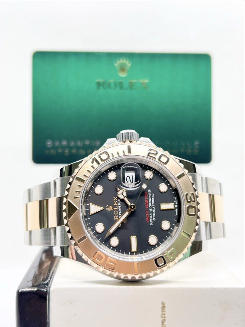 Pre Owned Rolex Oyster Yacht-Master 40 126621 Black Dial Automatic Steel Casing Bracelet ( June 22 ) (Category: Watches) located in Singapore. Submitted by brightime (Listing ID 1465481999, Image 1). Description: Pre Owned Rolex Oyster Yacht-Master 40 126621 Black Dial Automatic Steel Casing Bracelet ( June 22 ) ** Pre-Owned ** ** Mint Condition ** Model : 126621 Also known as : Oyster Yacht-Master 40 Case size : 40mm Dial : Black Dial With Lumin