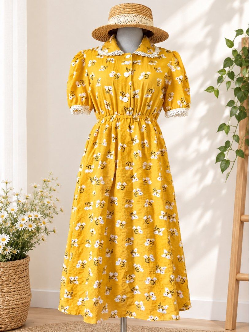 Preloved Dresses P200 (Category: Dresses) located in Sariaya. Submitted by retro.stuff (Listing ID 1465396944, Image 1). Description: Personal preloved dresses to be posted here soon. The photo displayed is a floral mustard cotton dress. Fits medium frame. Garterized waist. Bought it brand new. Used twice as far as I remember. I will be editing this listing soon but if you need more info about the dress, let me know. Thanks. .