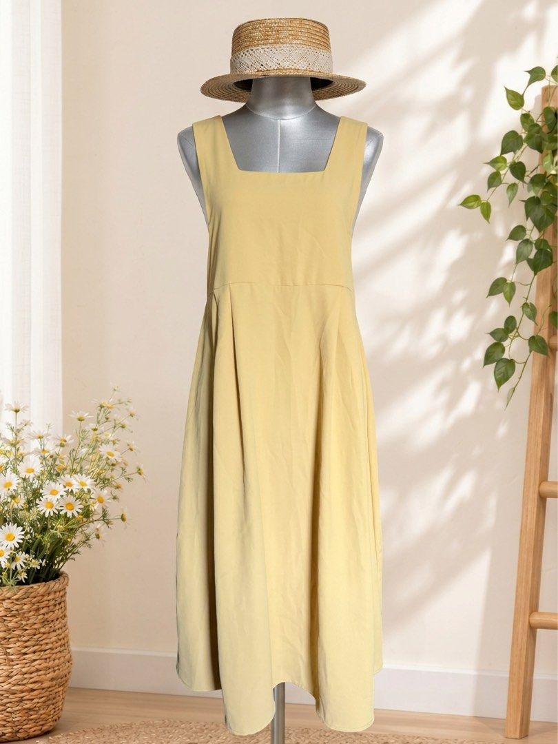 Preloved Dresses P150 (Category: Dresses) located in Sariaya. Submitted by retro.stuff (Listing ID 1465410741, Image 3). Description: Personal preloved dresses to be posted here soon. The photo displayed is an orange plaid midi dress. Sleeveless design, round neckline, front buttons, and a matching waist tie belt. Perfect for warm weather. Used it thrice. I will be editing this listing soon but if you need more info about the dress, let me know. 
