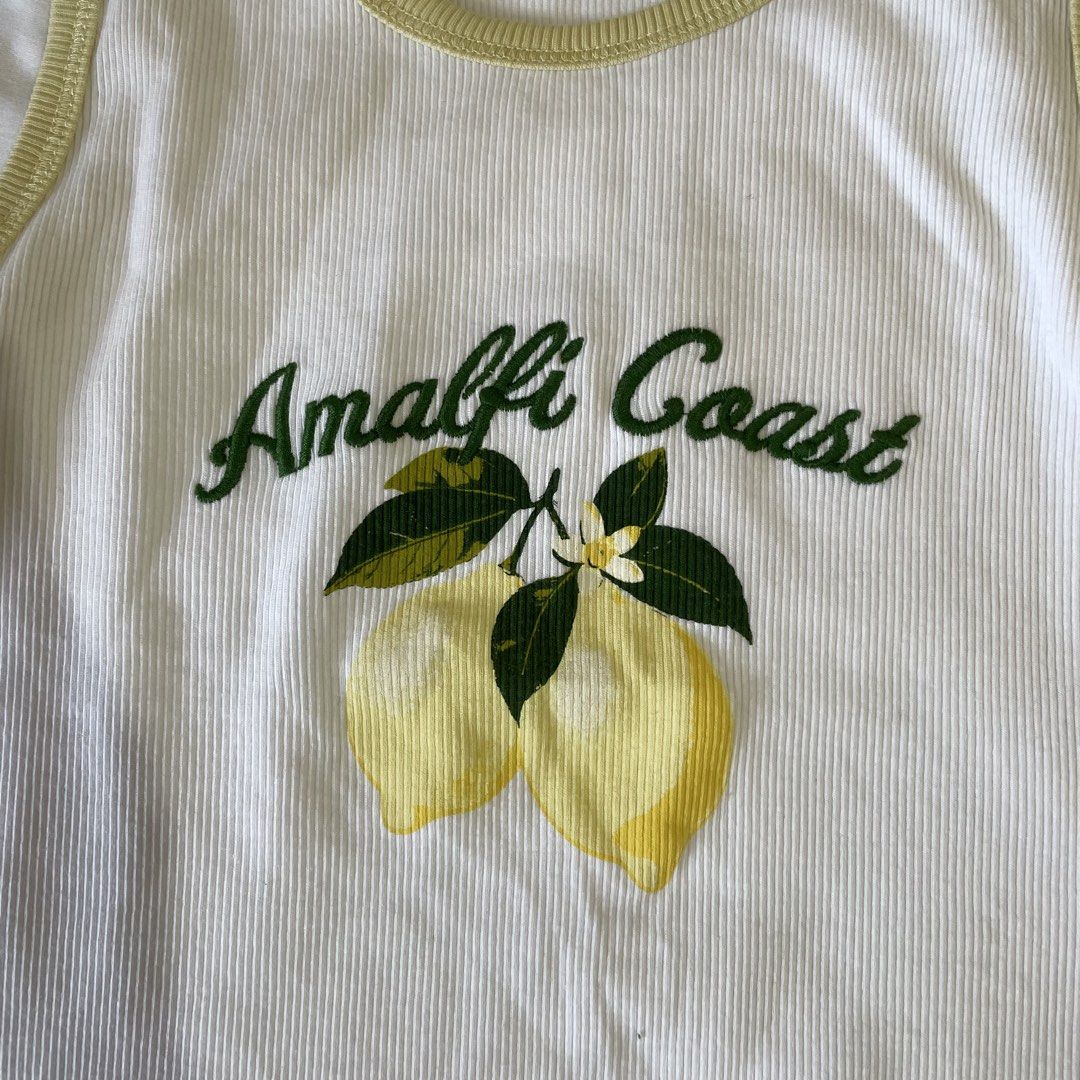 primark amalfi coast top tank (Category: Sleeveless) located in Manila. Submitted by santicakeroll (Listing ID 1465387620, Image 3). Description: • primark amalfi coast tank top - from kids section, can fit petite women ! - used once only ^^ mop : gcash | maribank mod : jnt | lalamove ssd.