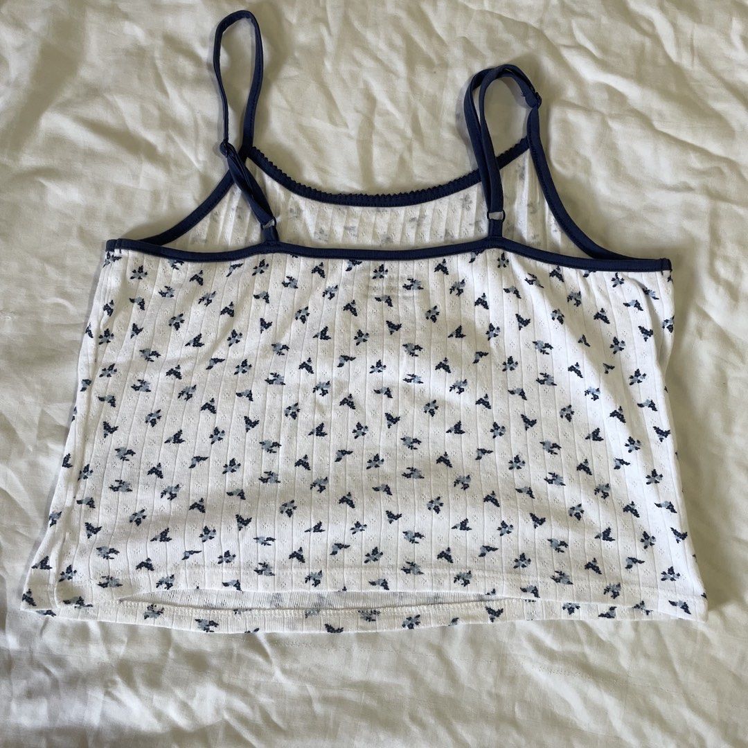 primark dainty top tank (brandy meville like) (Category: Sleeveless) located in Manila. Submitted by santicakeroll (Listing ID 1465387756, Image 2). Description: • primark blue top tank - from kids section, can petite women ! - unused :c ! mop : gcash | maribank mod : jnt | lalamove ssd .