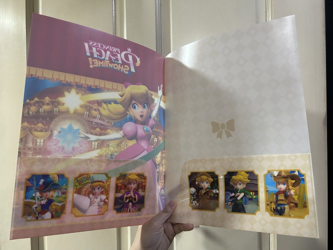 Princess Peach Showtime File Folders Set Nintendo (Category: Stationery & School Supplies) located in Paranaque City. Submitted by inkling19 (Listing ID 1465436725, Image 3). Description: - Set of 2 official Nintendo Princess Peach Showtime plastic folders - Authentic and brand new merchandise - Got it from America .