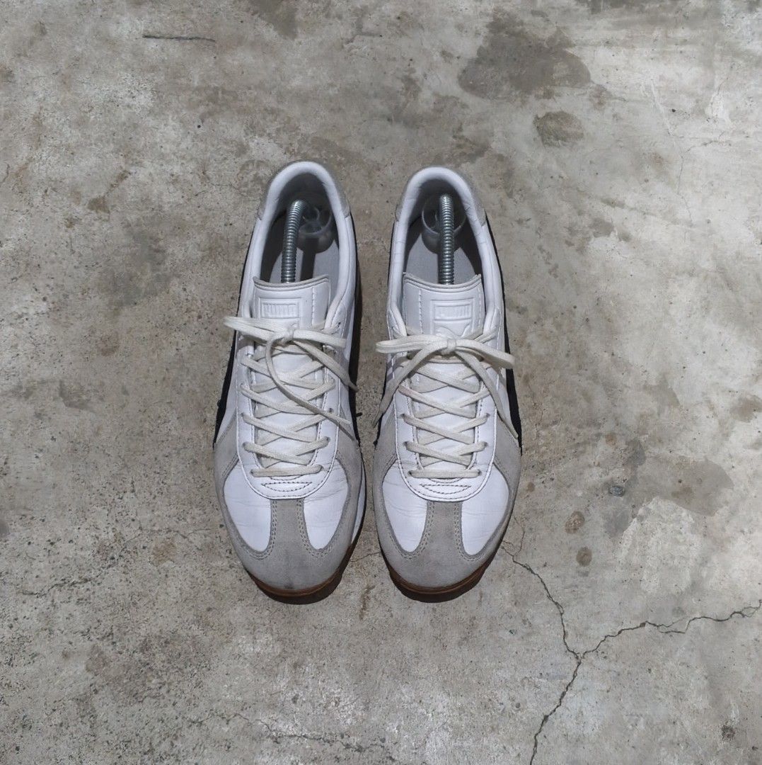 Puma Army Trainer's (Category: Sneakers) located in Baguio. Submitted by lonzo040131167 (Listing ID 1465481070, Image 2). Description: 📌 - Kindly check all photos and details before inquiring. - ₱900 + sf • In Great Condition • US 9 / EUR 42 / CM 27 • Items are pre owned / thrifted so please manage your expectations. • Issue/s - Signs of usage .