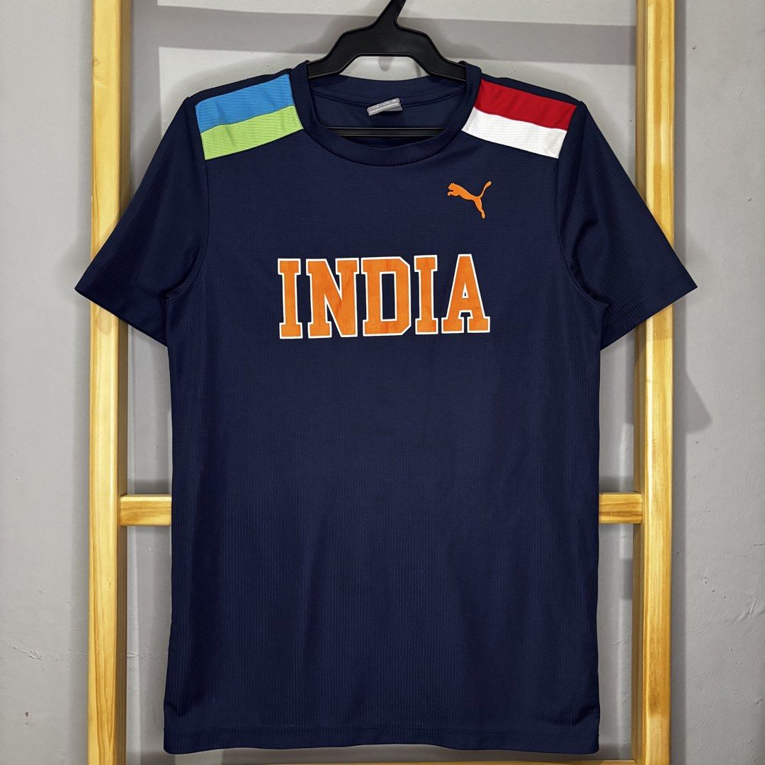 Puma kids india jersey (Category: Babies & Kids Fashion) located in Valenzuela. Submitted by thriftynanay88 (Listing ID 1465458838, Image 1). Description: Size 11-12Y on tag Needs washing.