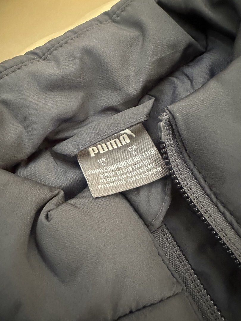 PUMA Vest Puffer (Category: Babies & Kids Fashion) located in Quezon City. Submitted by jdc_preloved (Listing ID 1465437058, Image 3). Description: Like new! Used only once in 🇯🇵 Imported from the US Size US 5, kid in the picture is 5yo.