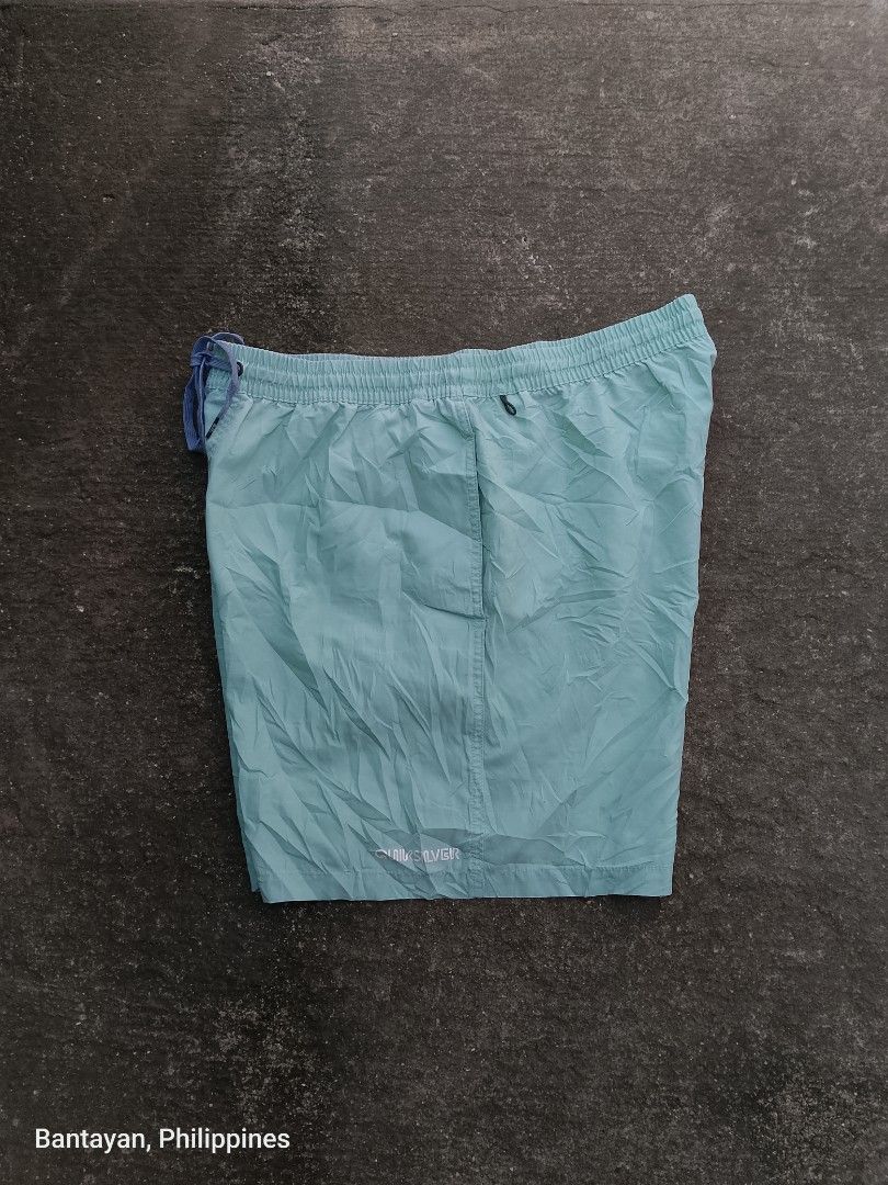 Quicksilver beach short (Category: Swim Trunks & Board Shorts) located in Bantayan. Submitted by rare.palautog (Listing ID 1465430137, Image 2). Description: Quicksilver beach short XL Aqua/Mint Colorway W 32-36 L 17.5 Excellent condition No flaws DM 📩 Cebu location 📌.